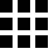 Icon with 9 squares divided into a 3x3 matrix.